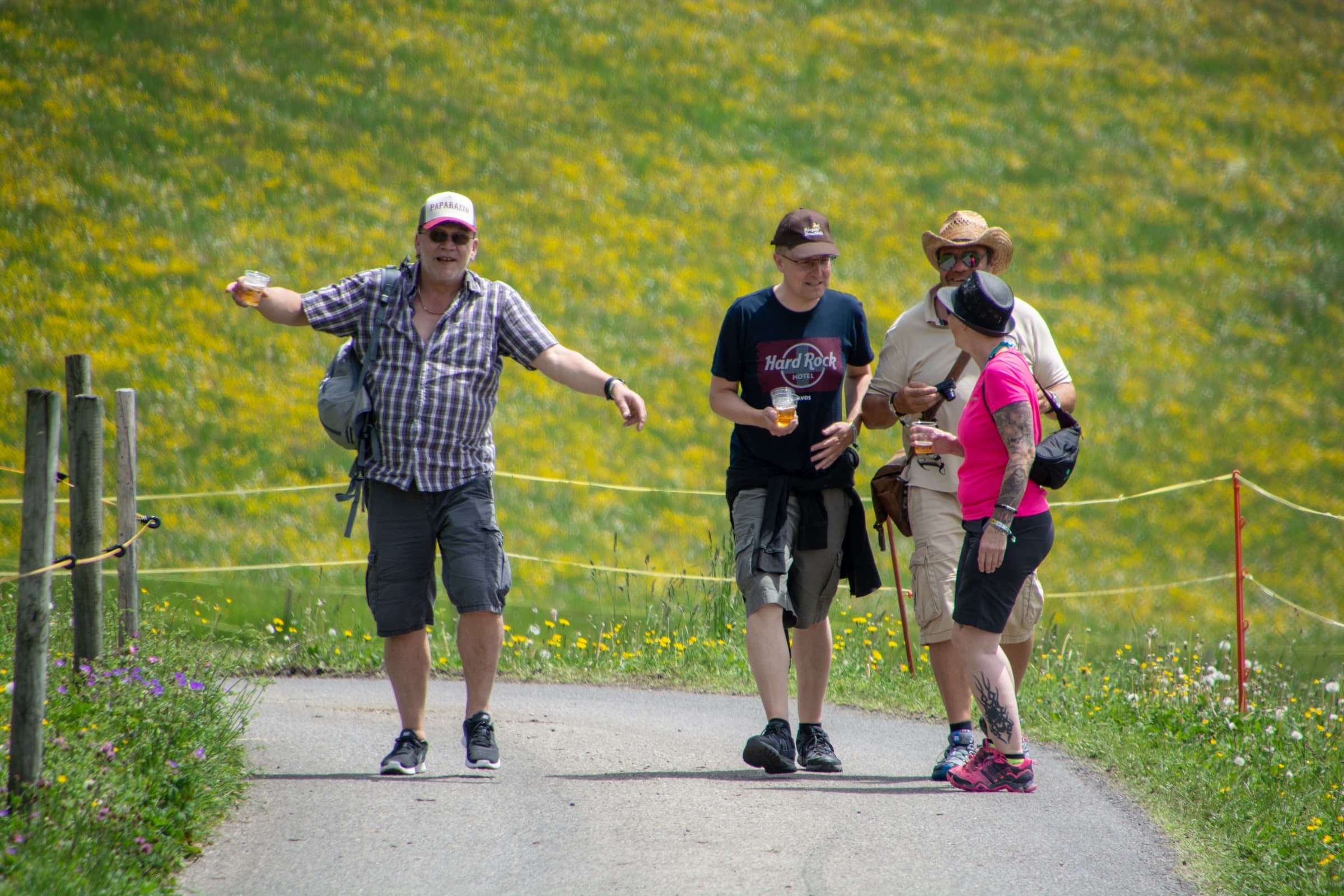 Bier als Wandergetränk